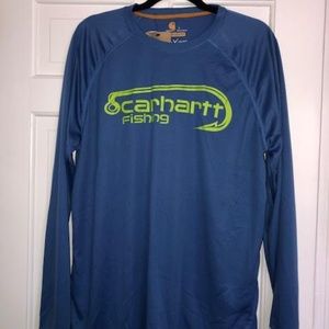 mens long sleeve carhartt fishing shirt
